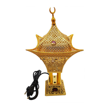 Electrical Bakhoor Burner & 50g Fragrance Paste - Golden